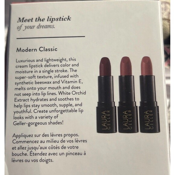 Modern Classic Cream Lipstick Trio - Mauve Majesty, Pink Passion, Berry Bliss... - Picture 3 of 5